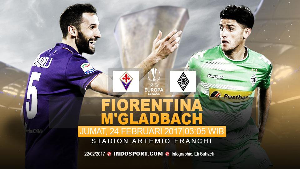 Fiorentina vs Borussia Monchengladbach. - INDOSPORT
